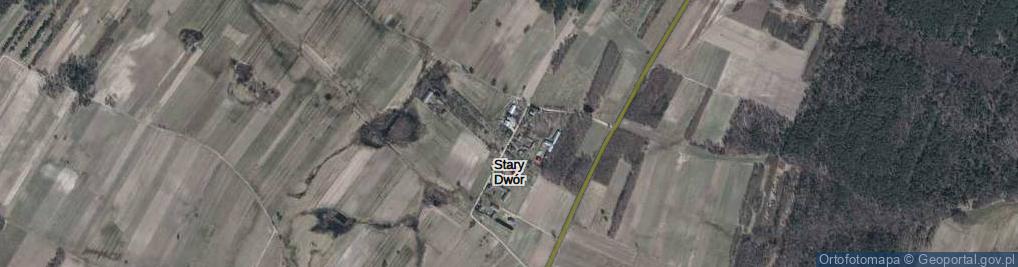 Zdjęcie satelitarne Stary Dwór ul.